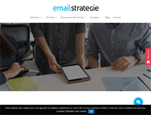 Tablet Screenshot of emailstrategie.com